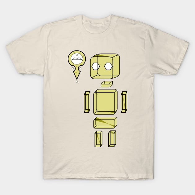 Gold Geometric Buddy T-Shirt by Eksinxx